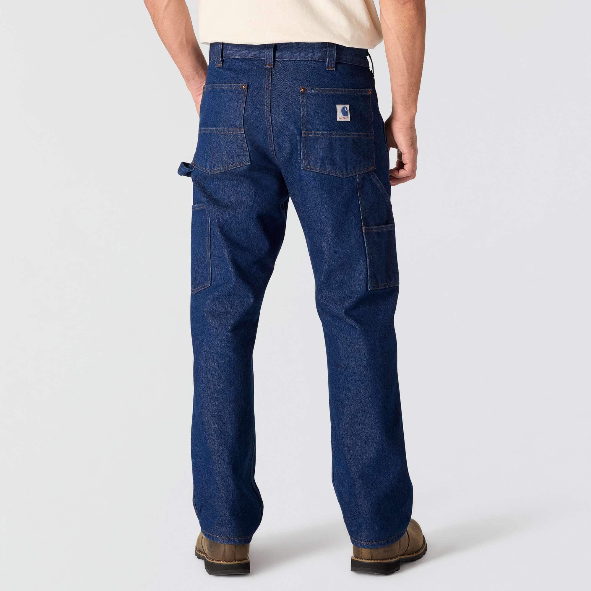 Men's crafted series loose fit straight leg double-knee work jeans