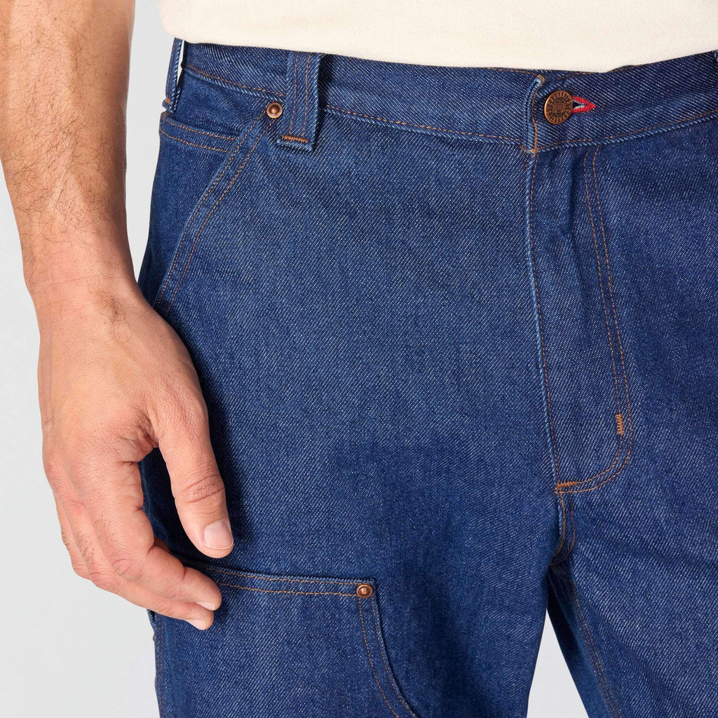 Men's crafted series loose fit straight leg double-knee work jeans