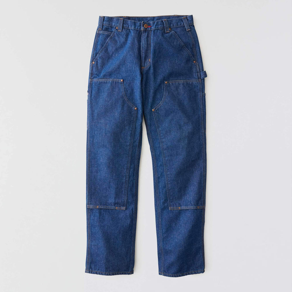Men's crafted series loose fit straight leg double-knee work jeans