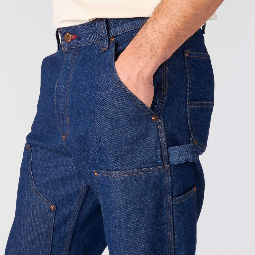 Men's crafted series loose fit straight leg double-knee work jeans