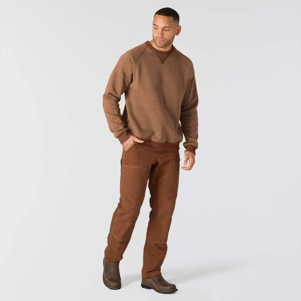 Men's crafted series heavyweight fleece crewneck sweatshirt 