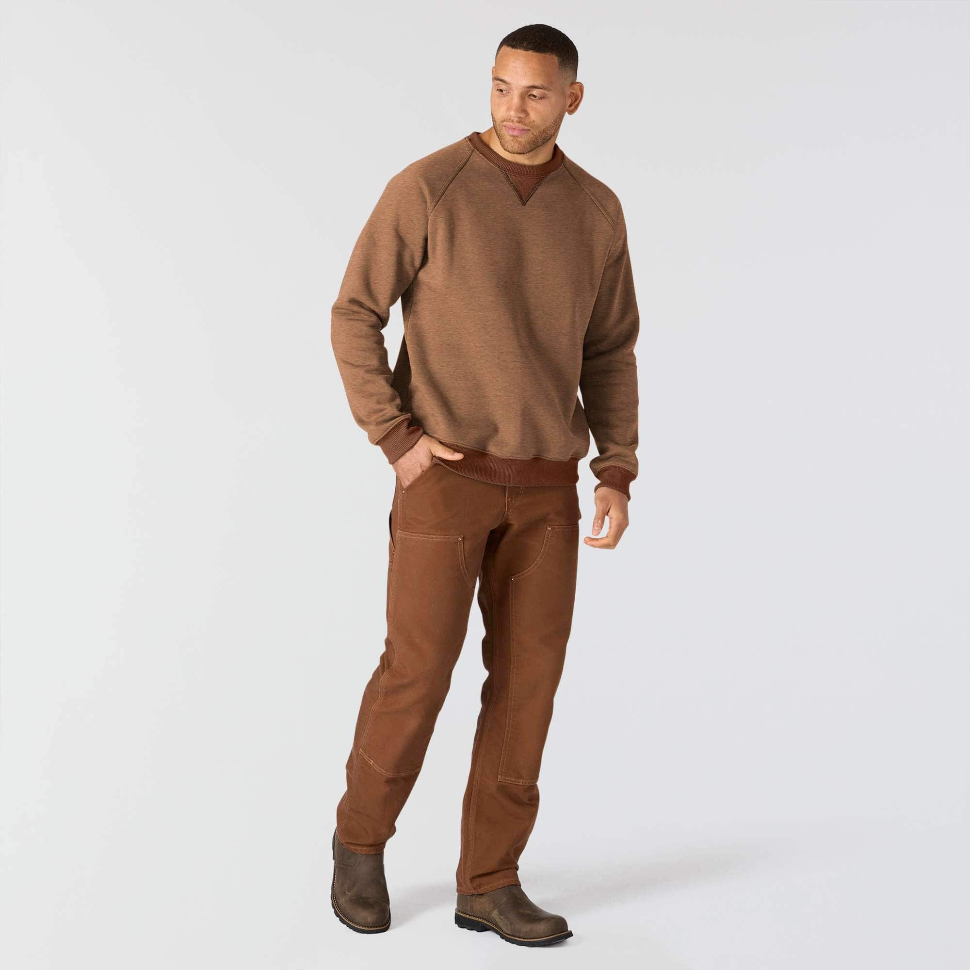 Men's crafted series heavyweight fleece crewneck sweatshirt 