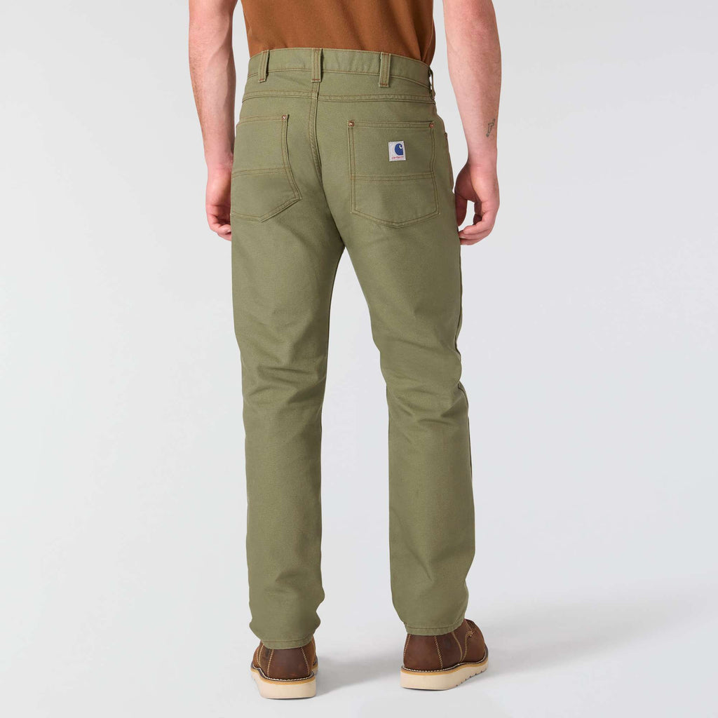 Men's crafted series relaxed fit straight leg duck work pants