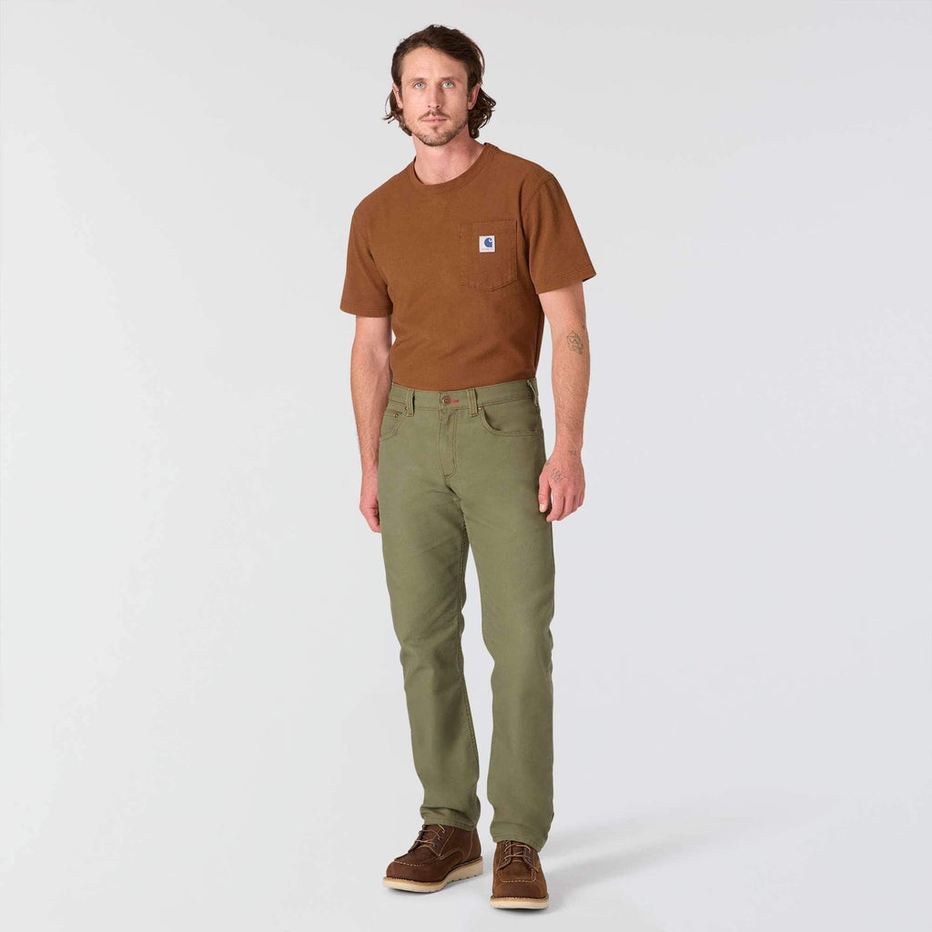 Men's crafted series relaxed fit straight leg duck work pants