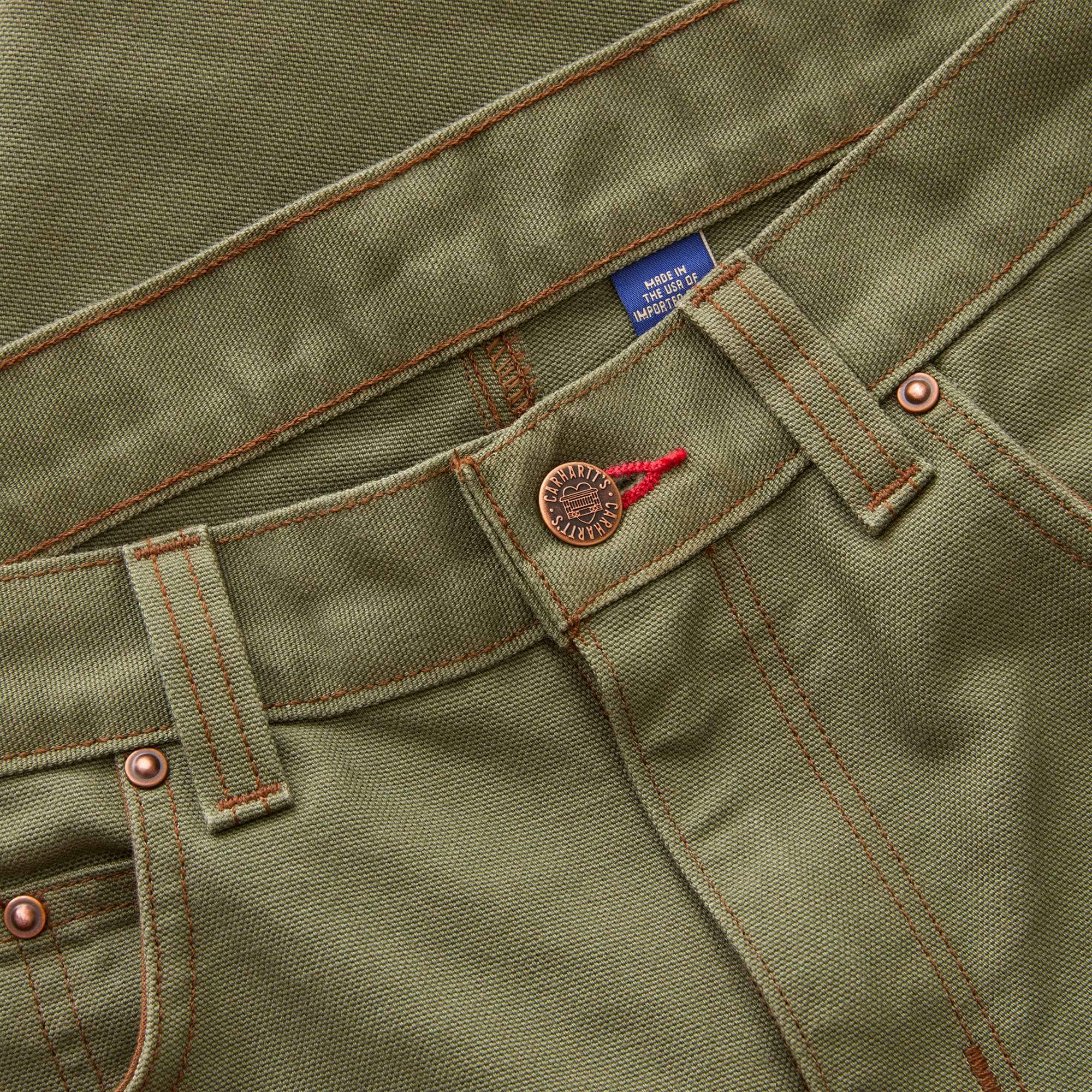 Men's crafted series relaxed fit straight leg duck work pants