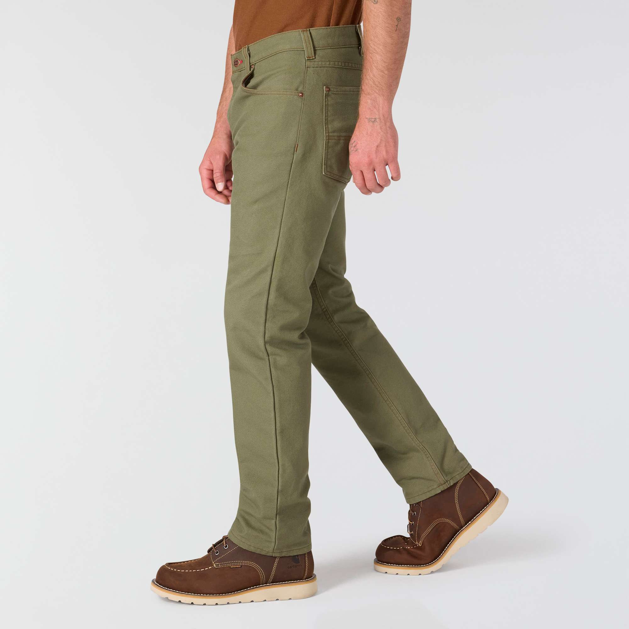 Men's crafted series relaxed fit straight leg duck work pants