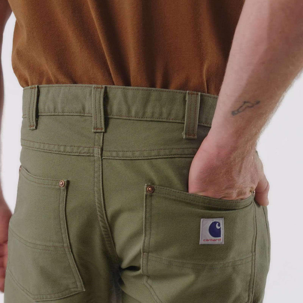 Men's crafted series relaxed fit straight leg duck work pants