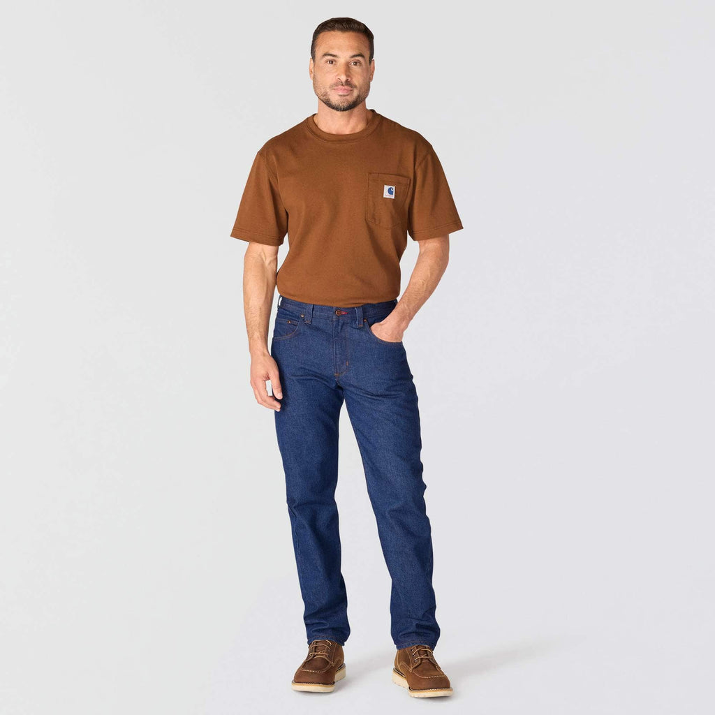 Men's crafted series relaxed fit straight leg work jeans