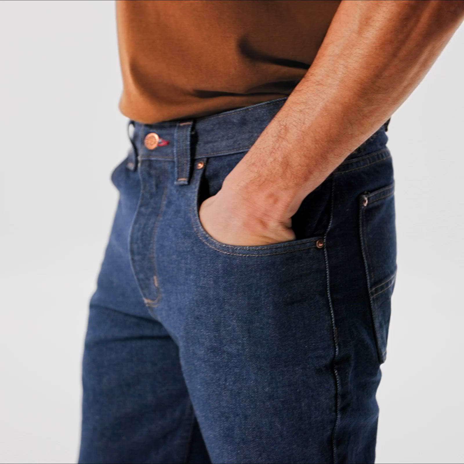 Men's crafted series relaxed fit straight leg work jeans