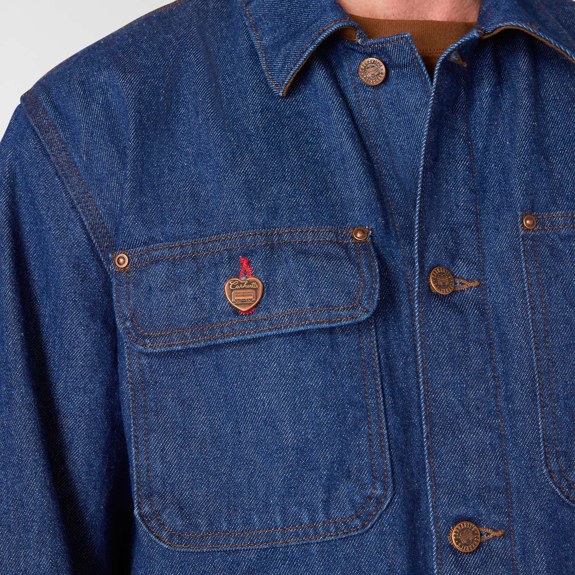 Men's crafted series denim chore coat 