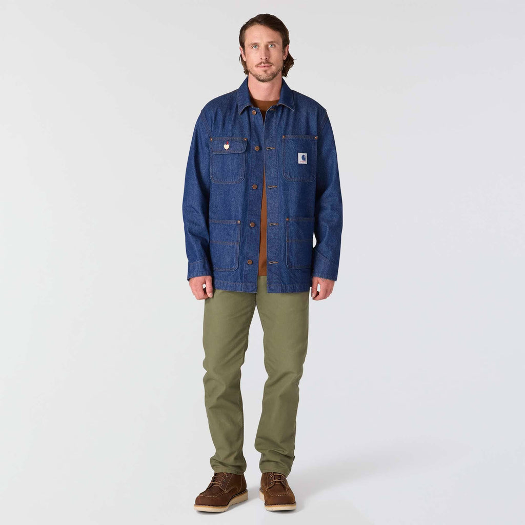 Men's crafted series denim chore coat 
