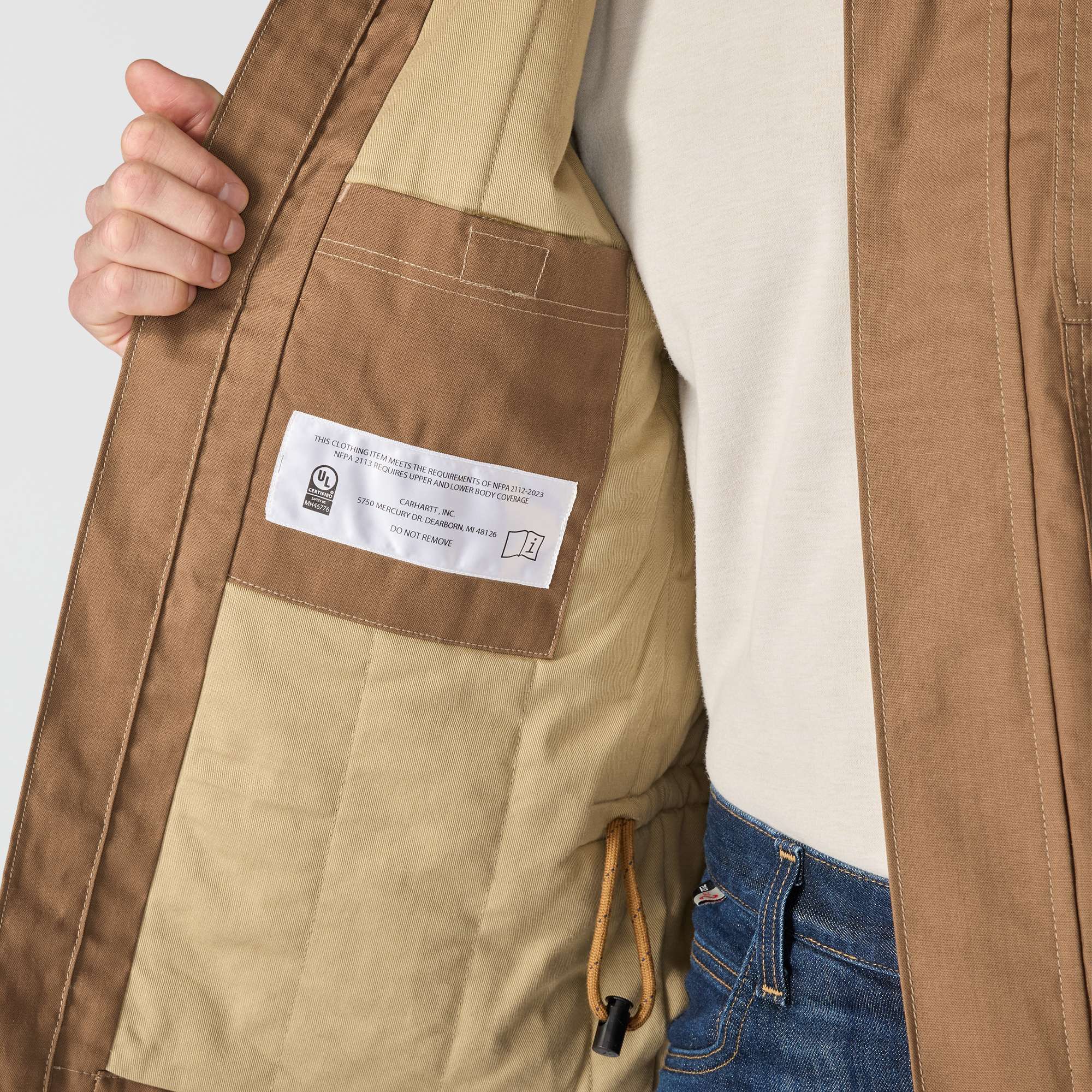 Men's fr quick duck coat - flame resistant jackets