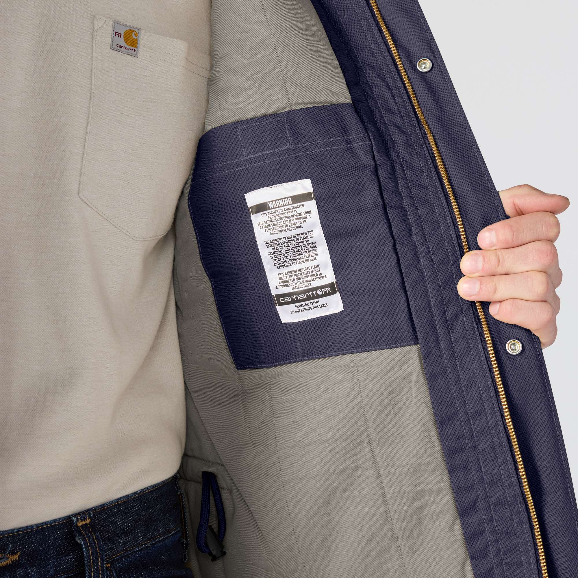 Men's fr quick duck coat - flame resistant jackets