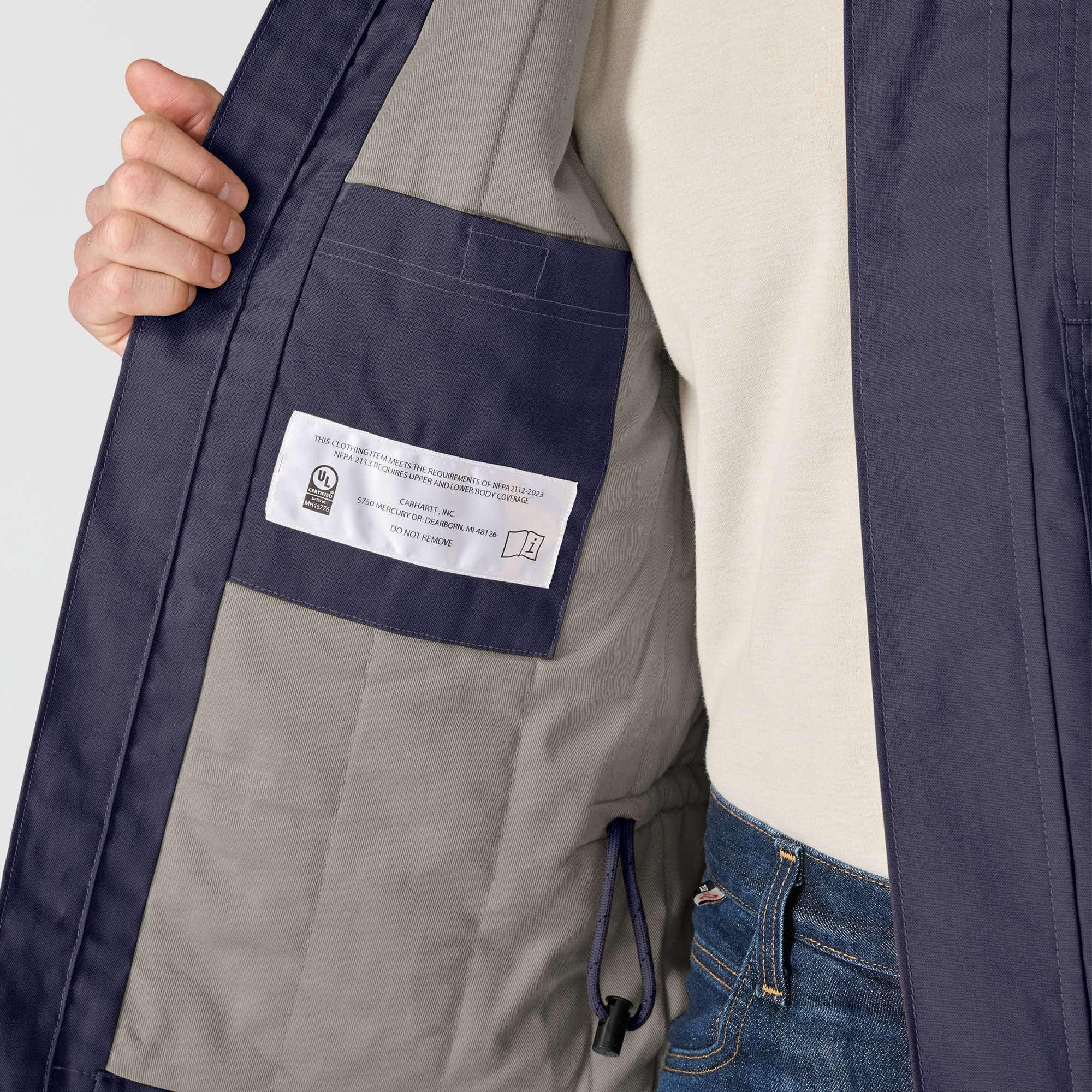 Men's fr quick duck coat - flame resistant jackets