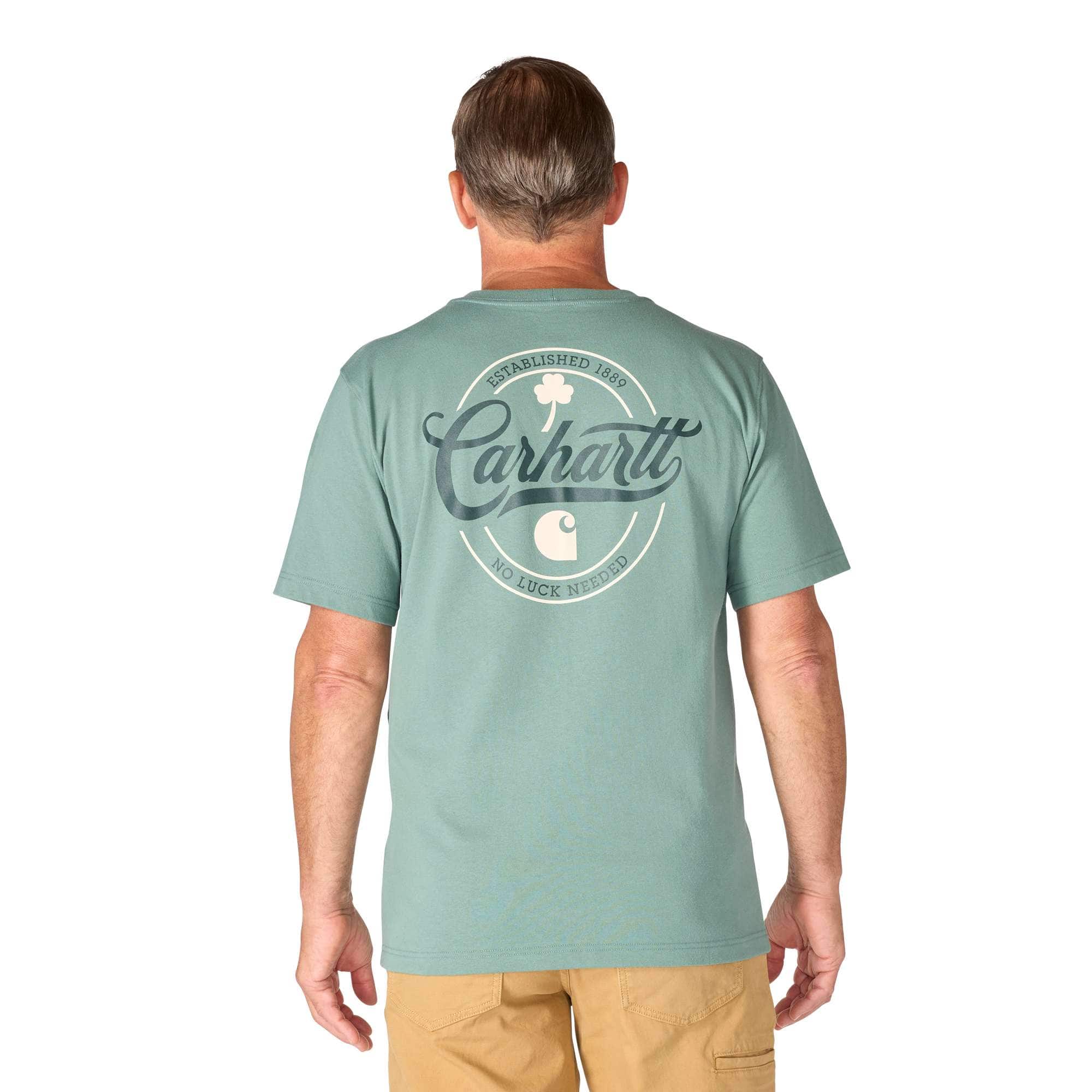 Men's dearborn relaxed fit luck graphic t-shirt - st patricks day shirt