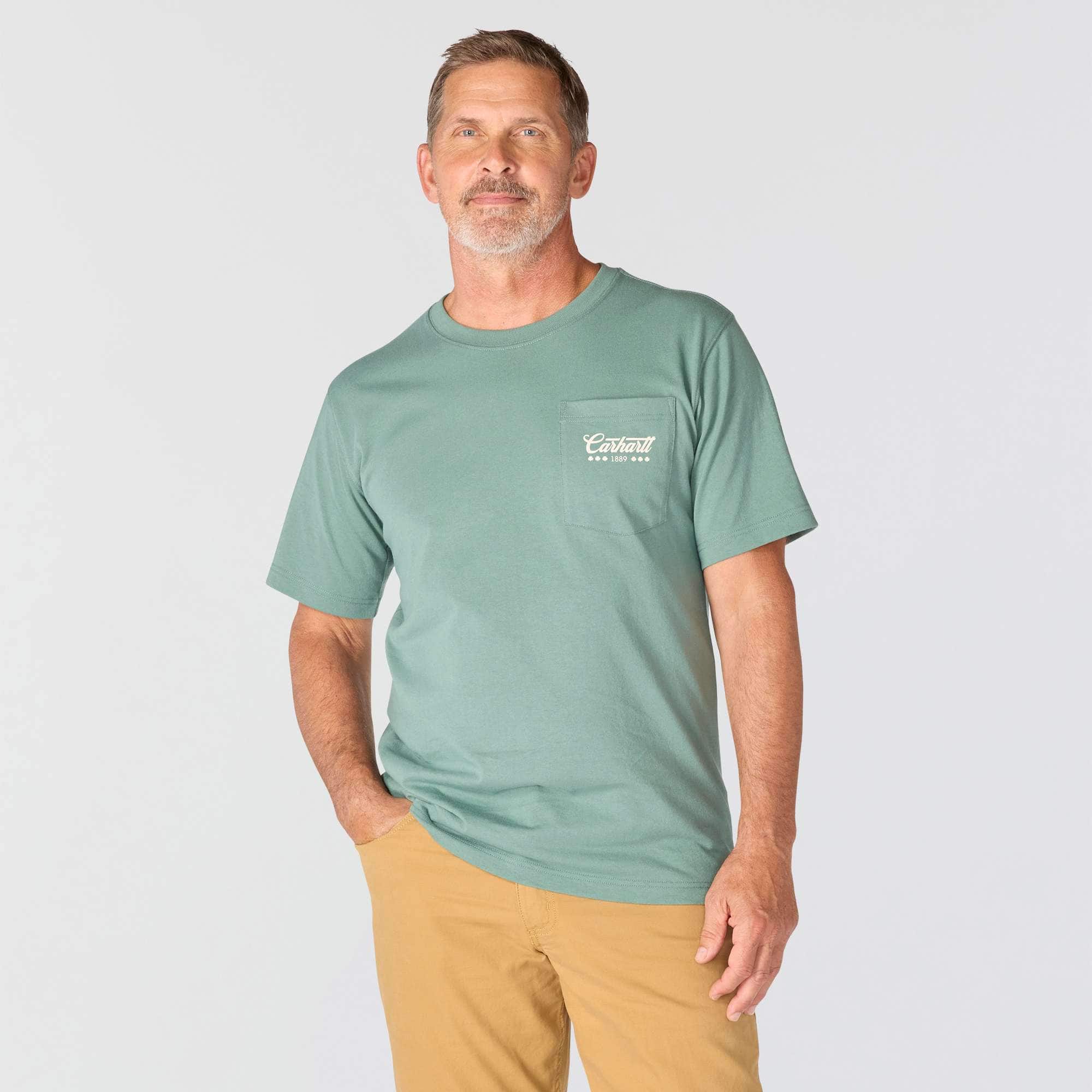 Men's dearborn relaxed fit luck graphic t-shirt - st patricks day shirt