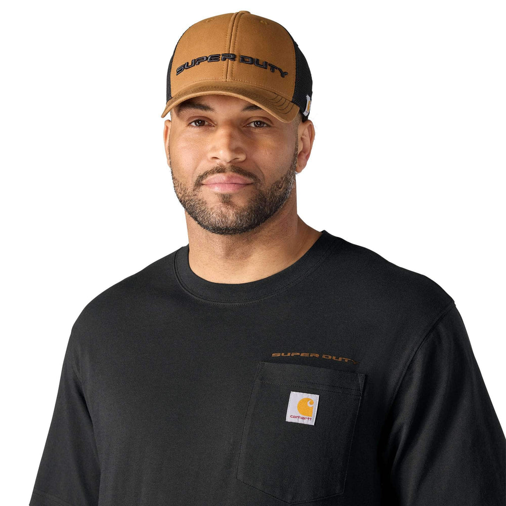 Canvas mesh back ford trucker hat