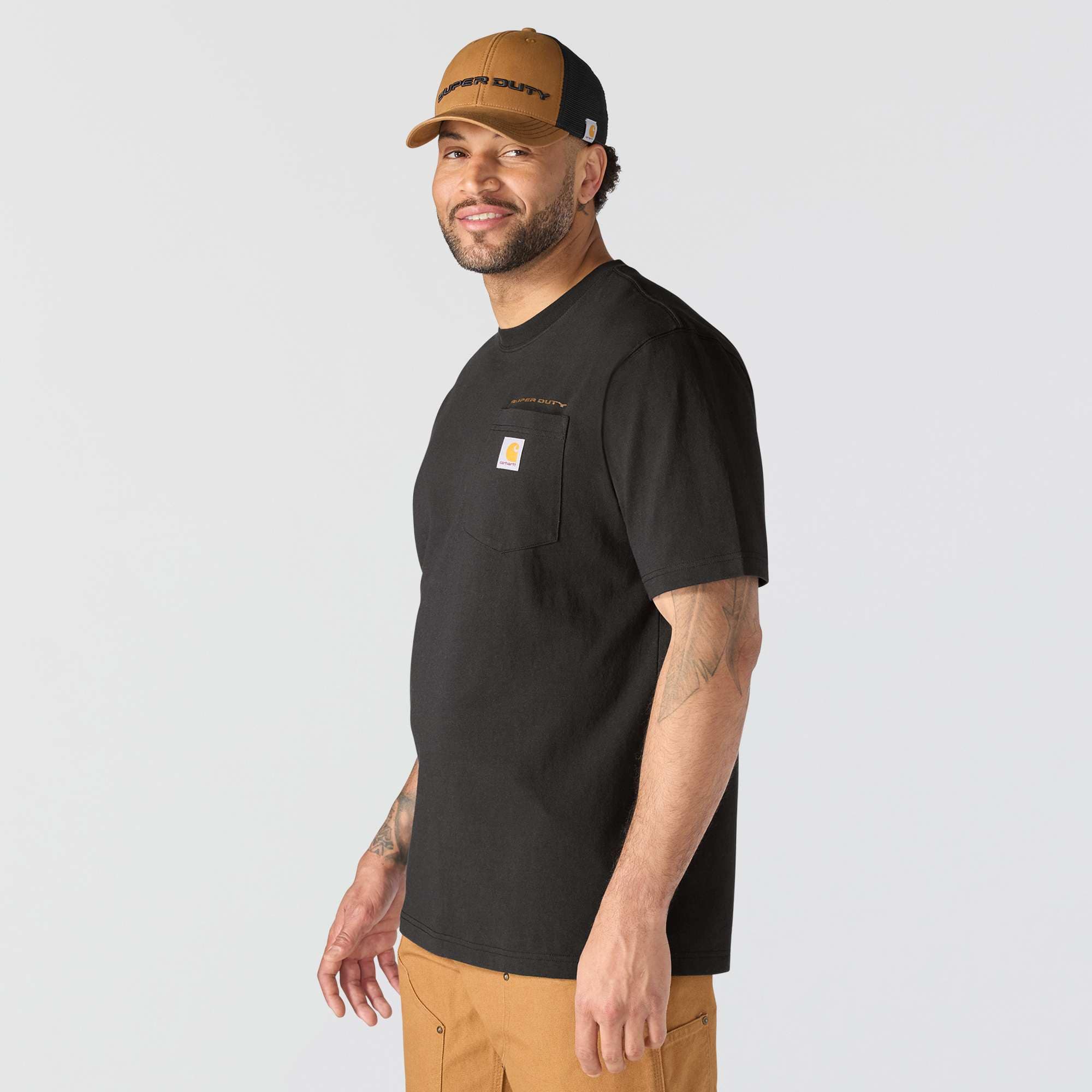 Canvas mesh back ford trucker hat