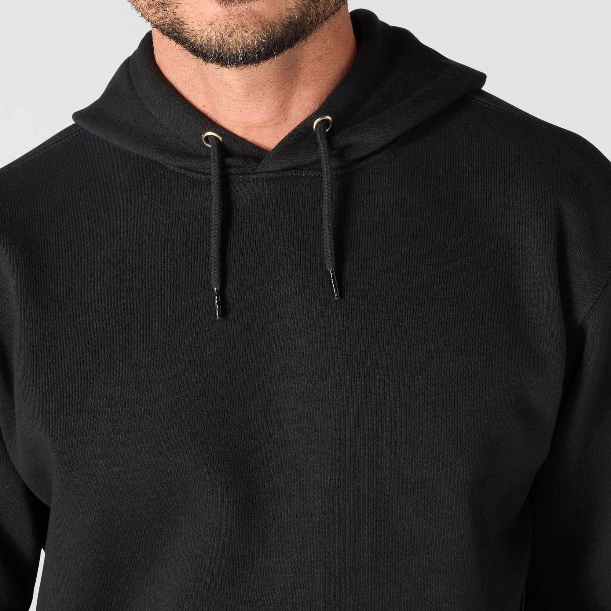 Men's marquette shamrock script graphic hoodie - st patrick's day sweatshirt