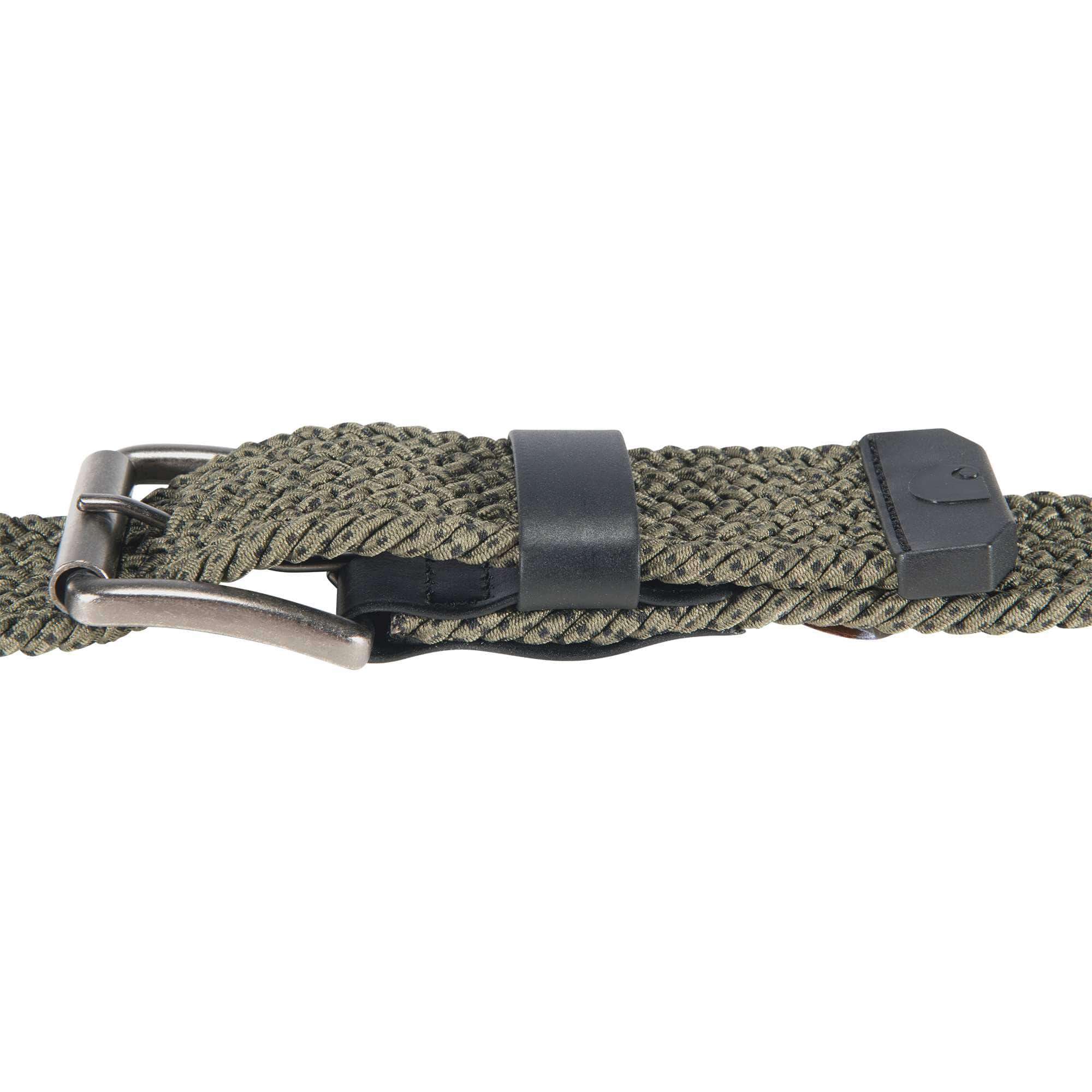 Rugged flex® nylon cord braided belt