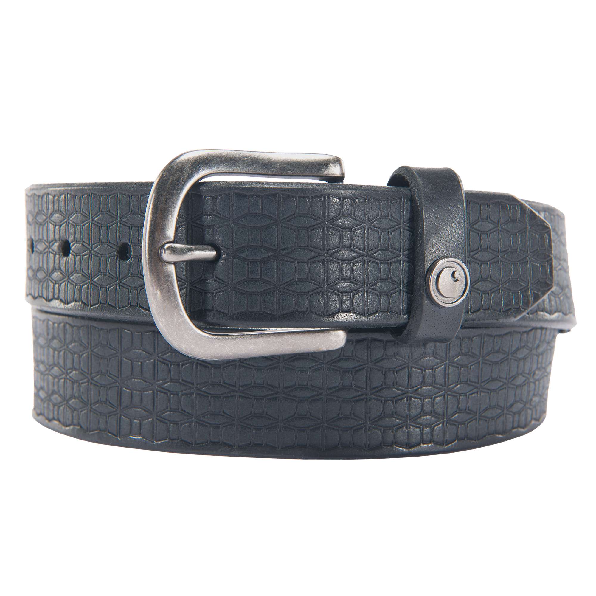 Women's saddle leather basketweave belt