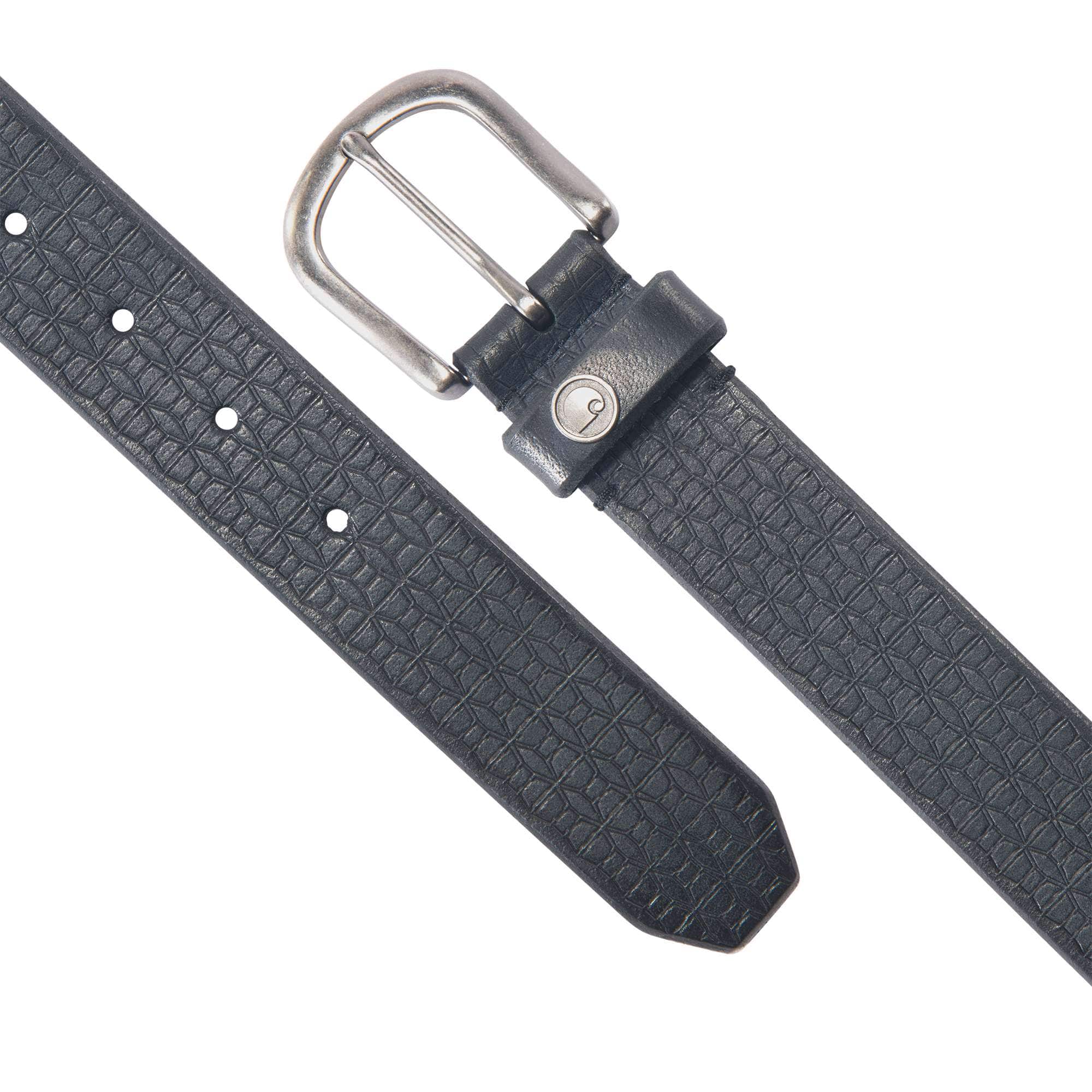 Women's saddle leather basketweave belt