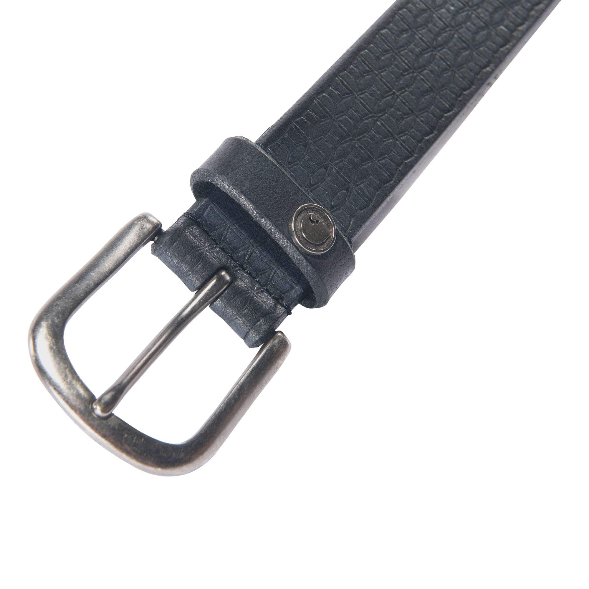 Women's saddle leather basketweave belt