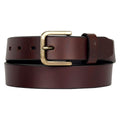 Women's bridle leather buckle belt