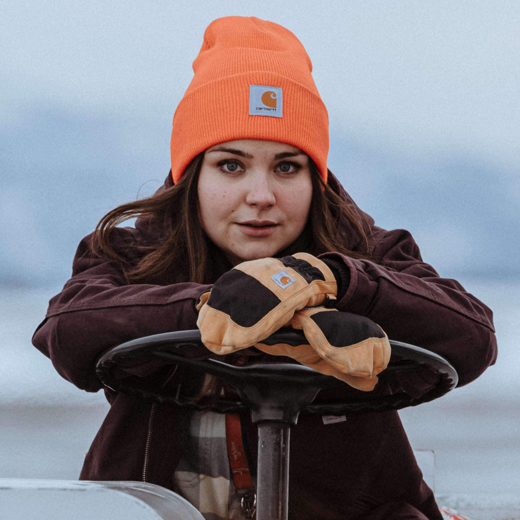 A18 knit cuffed beanie