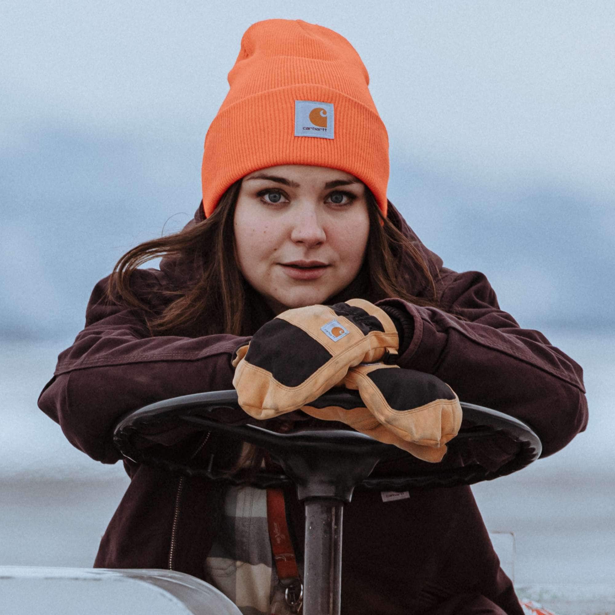 A18 knit cuffed beanie