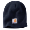 Knit logo patch beanie