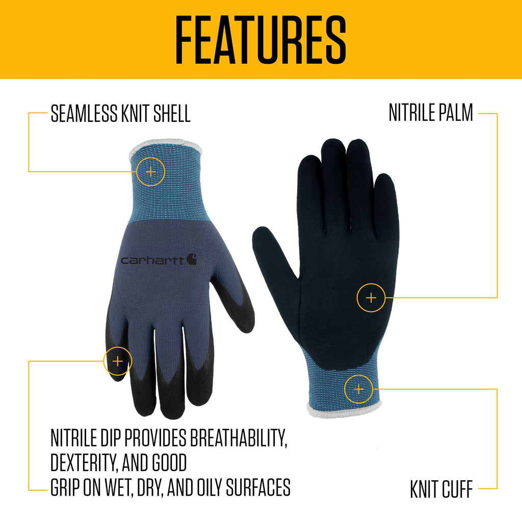 All-purpose nitrile grip glove