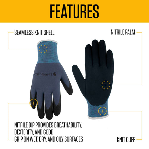 All-purpose nitrile grip glove