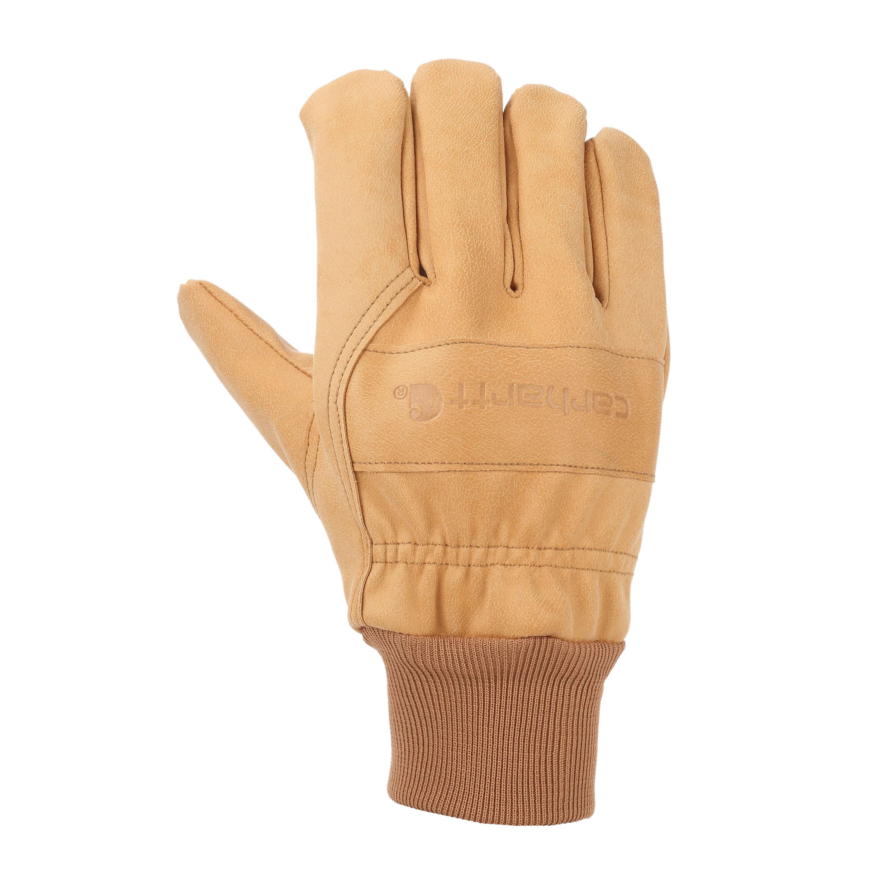 Insulated gunn cut knit cuff work glove