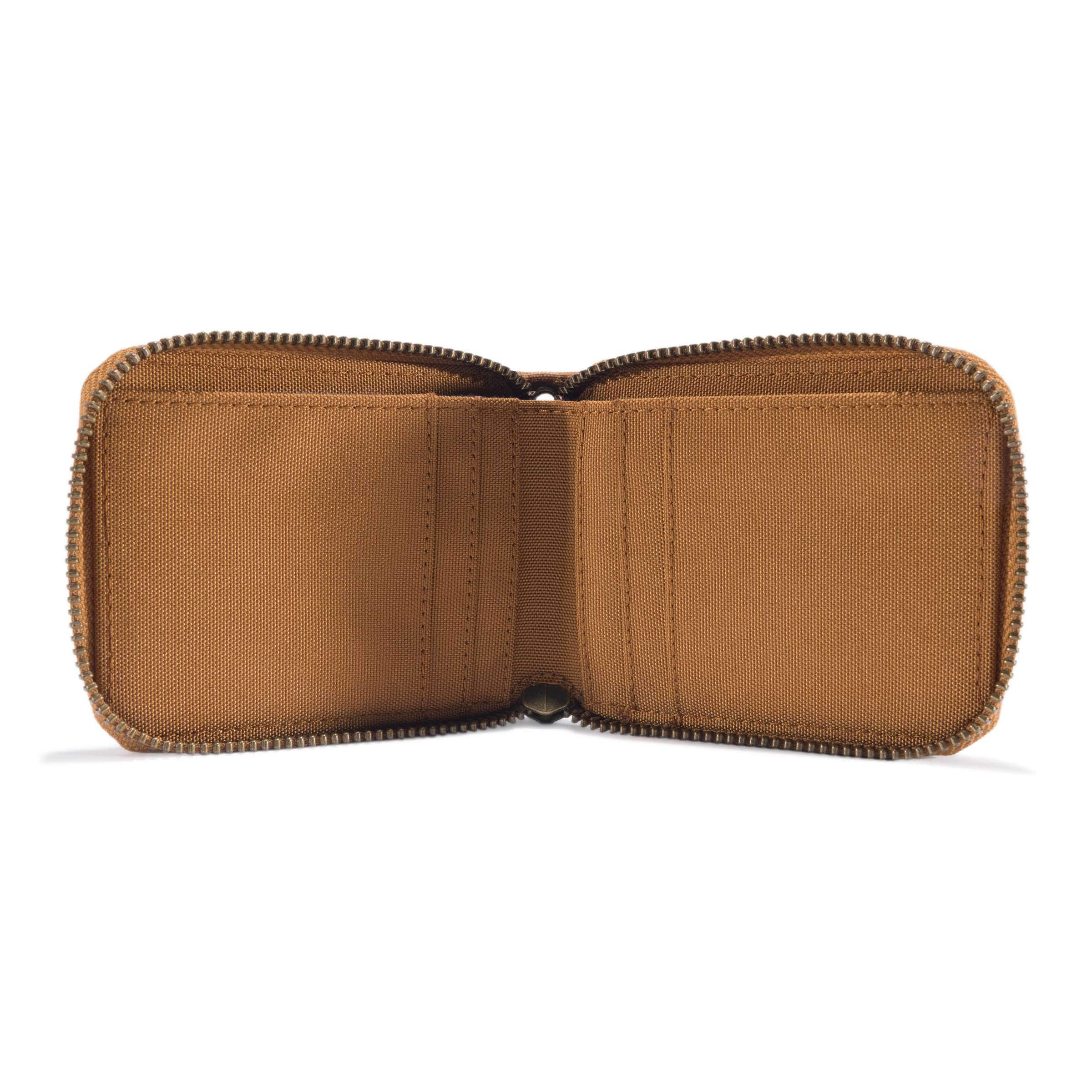 Nylon duck zipper wallet