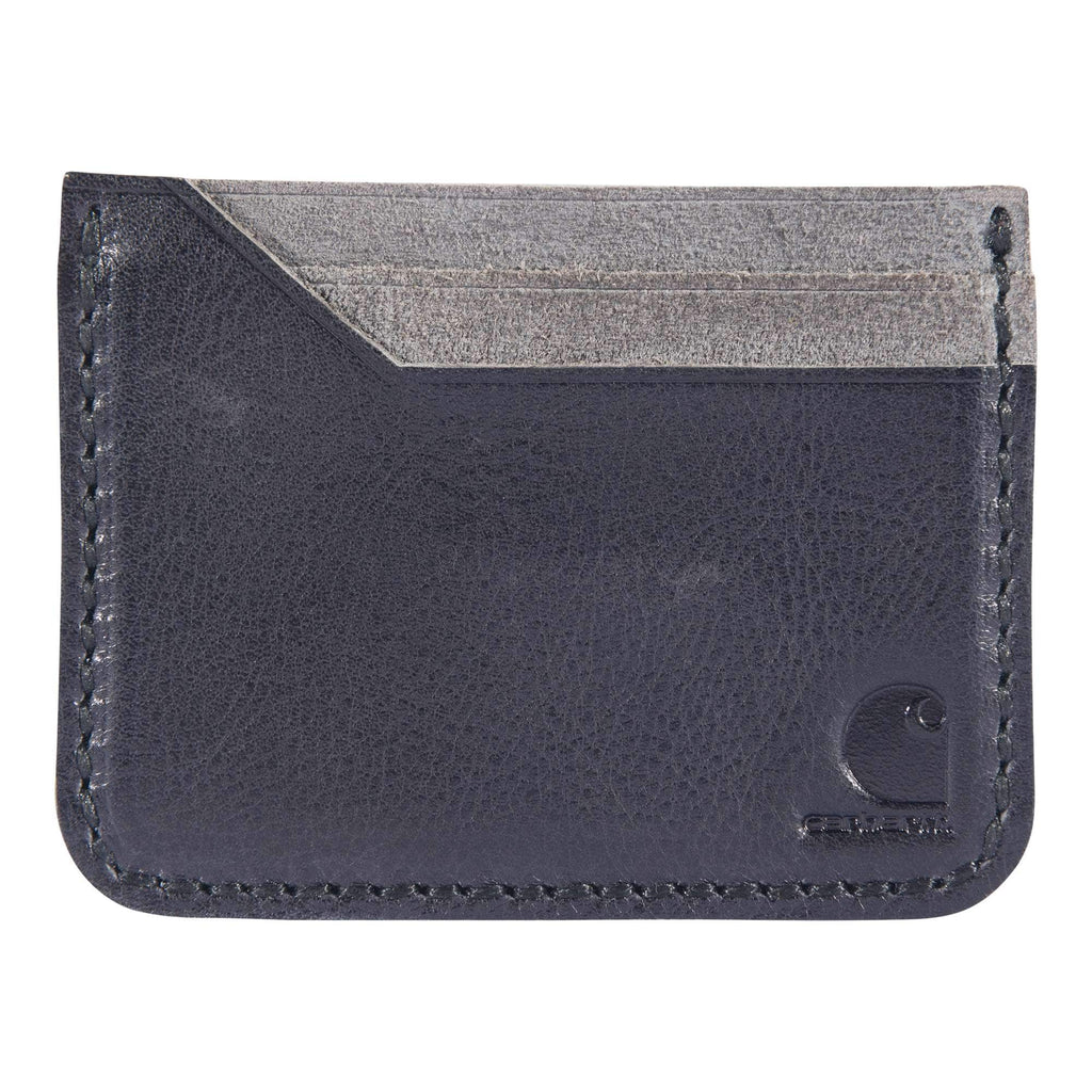 Patina leather front pocket wallet