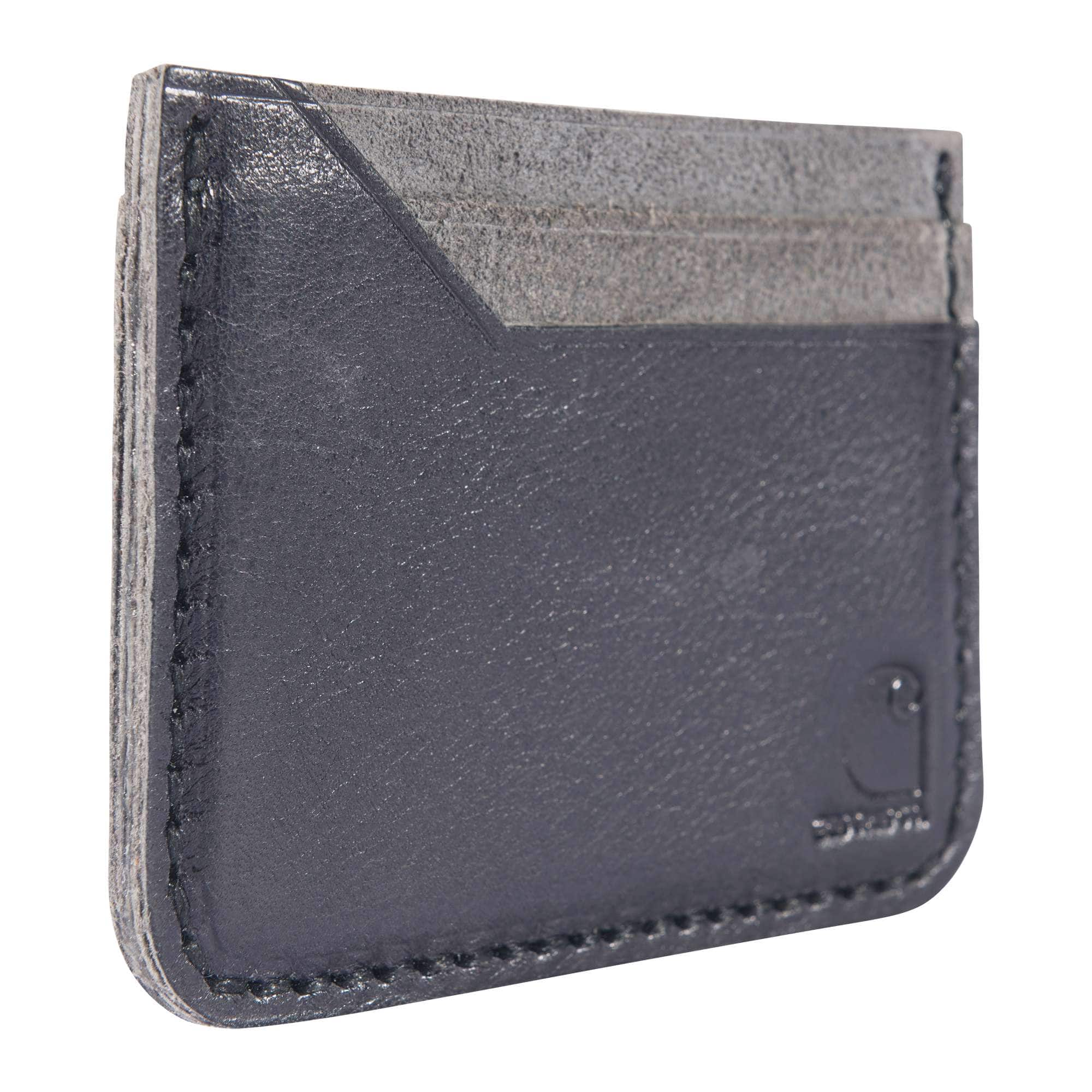 Patina leather front pocket wallet