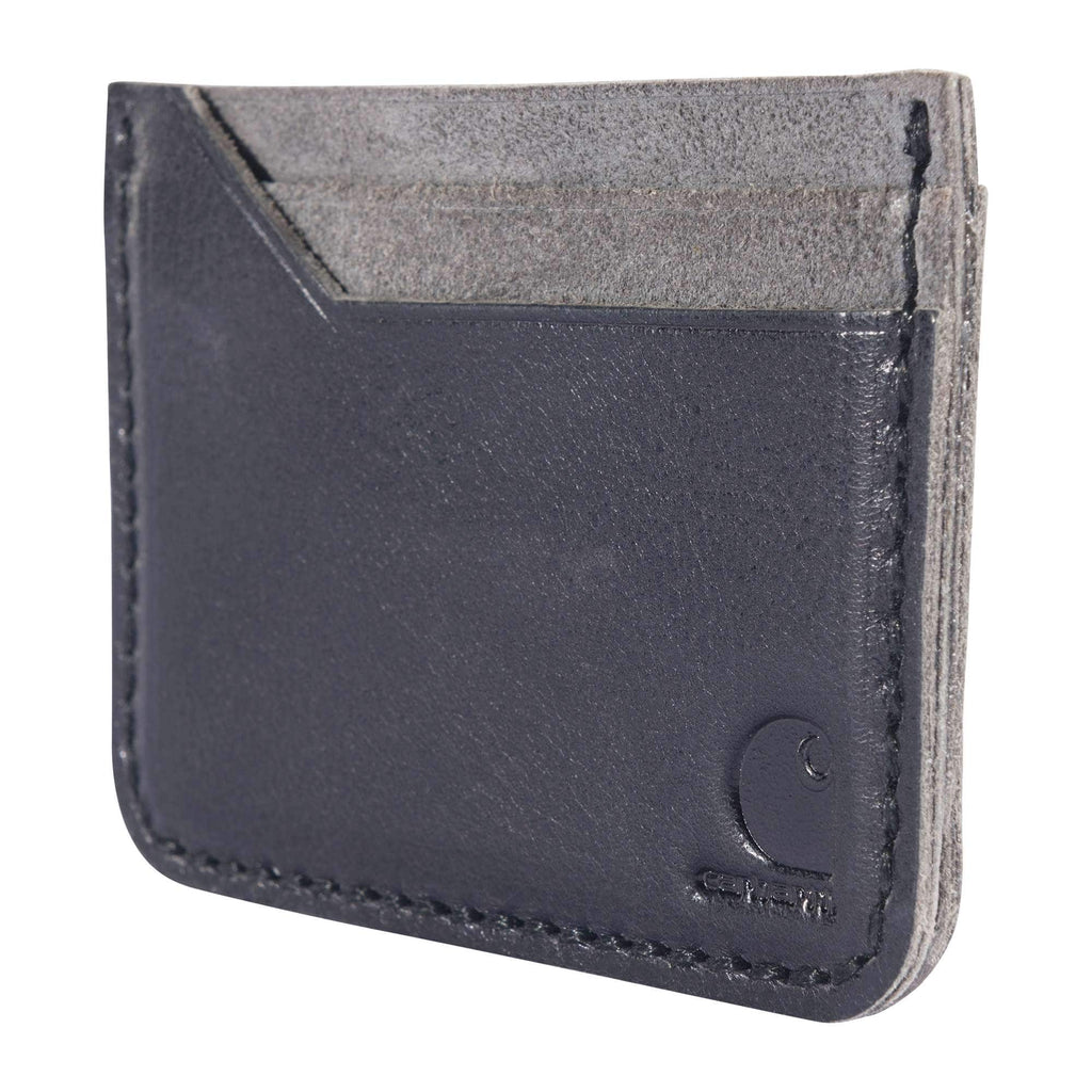 Patina leather front pocket wallet