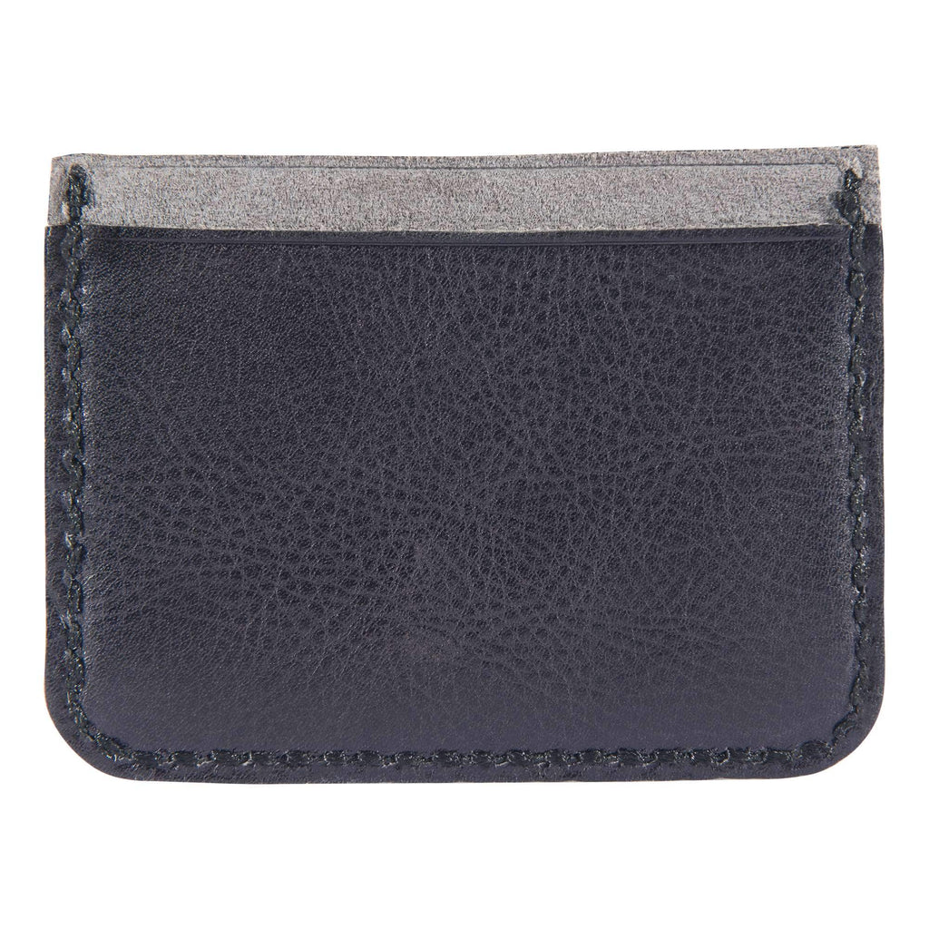 Patina leather front pocket wallet
