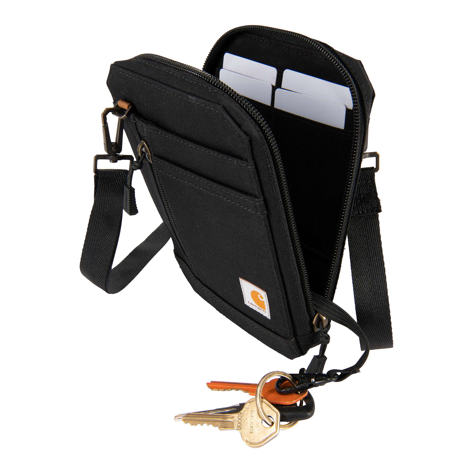 Nylon duck crossbody wallet