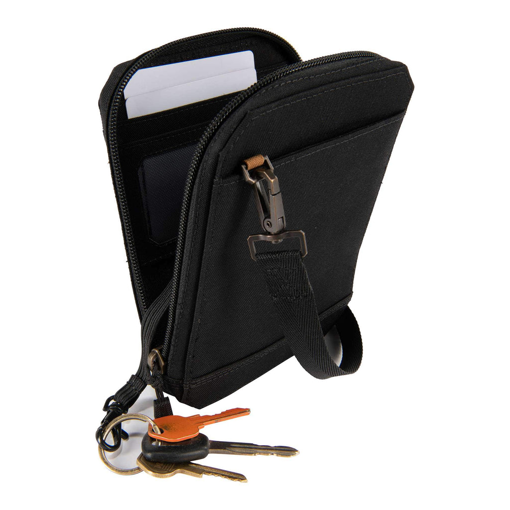 Nylon duck crossbody wallet