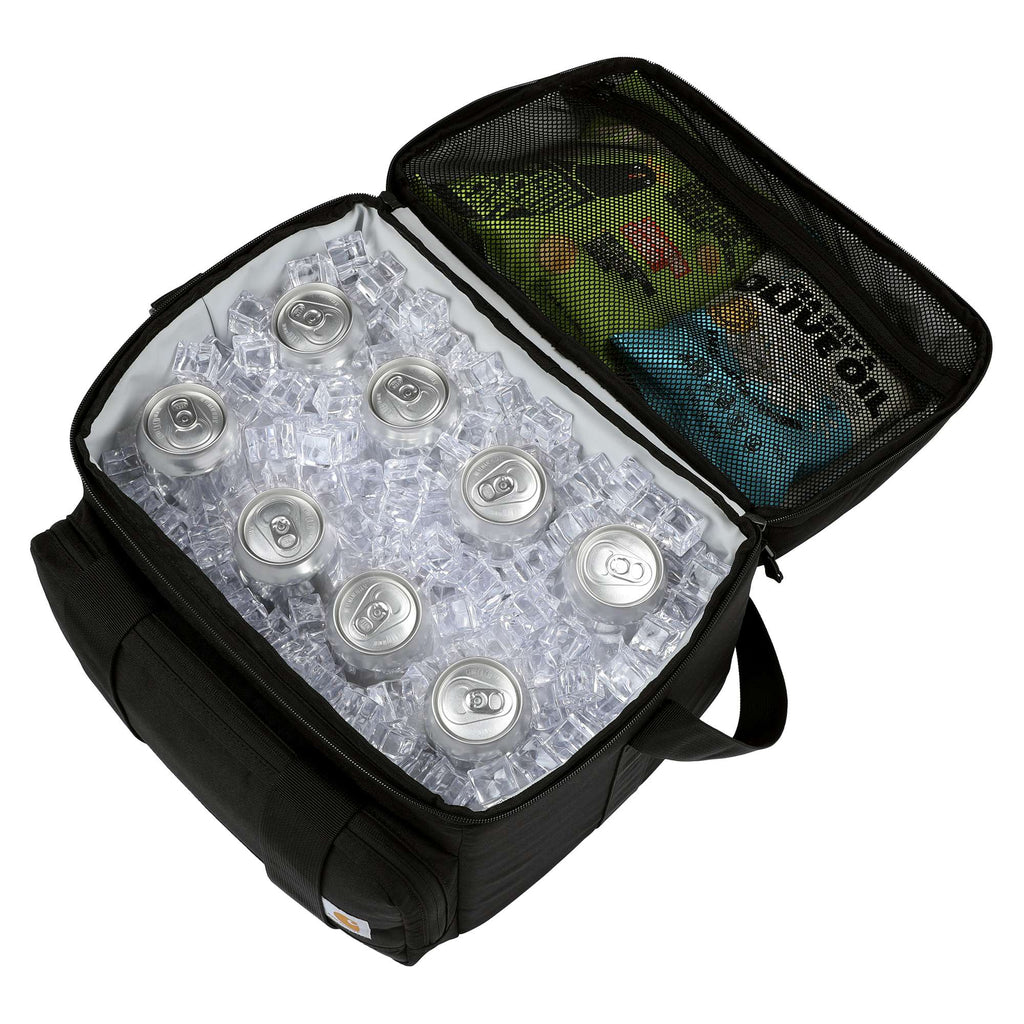 Insulated 24 can two compartment cooler