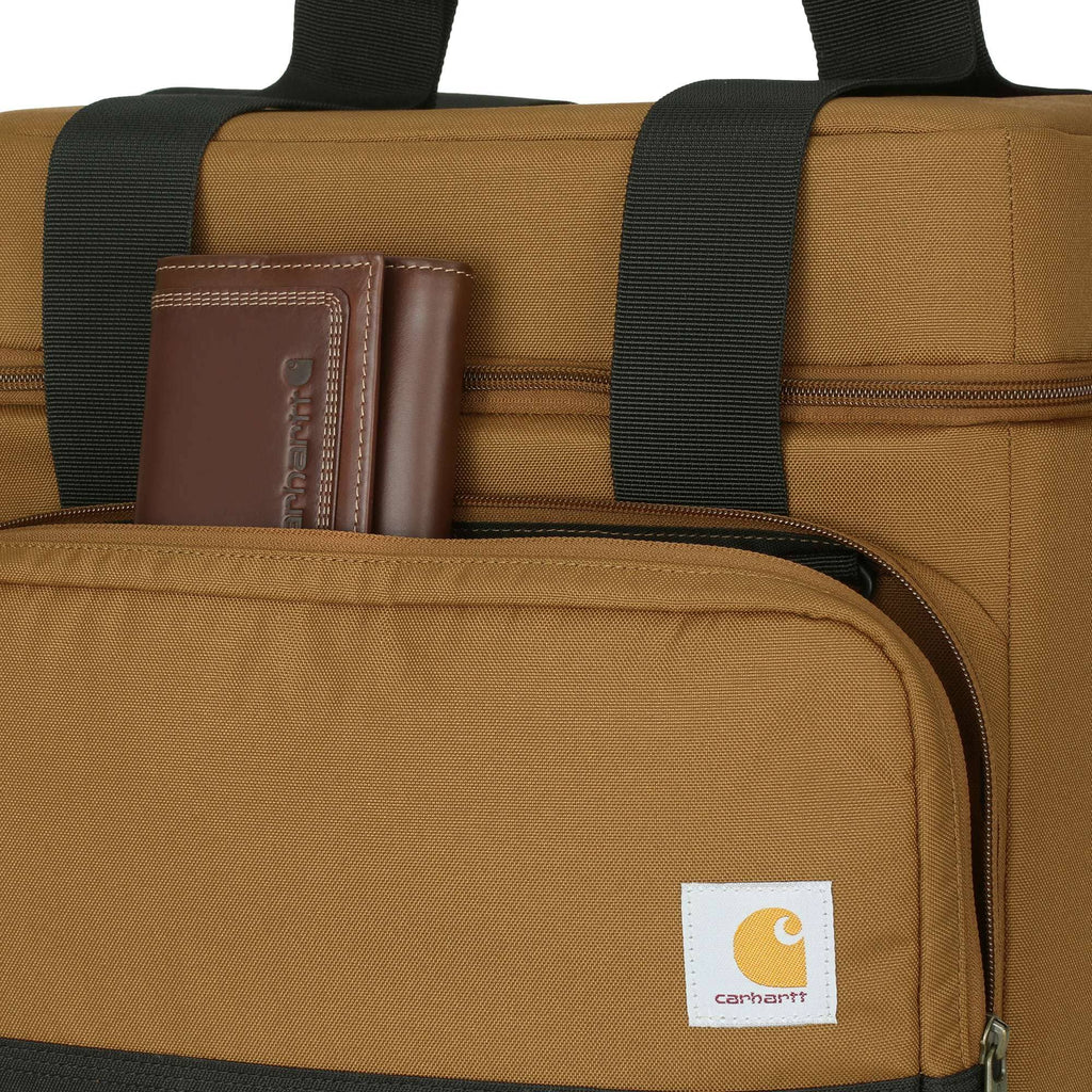 Insulated 24 can two compartment cooler