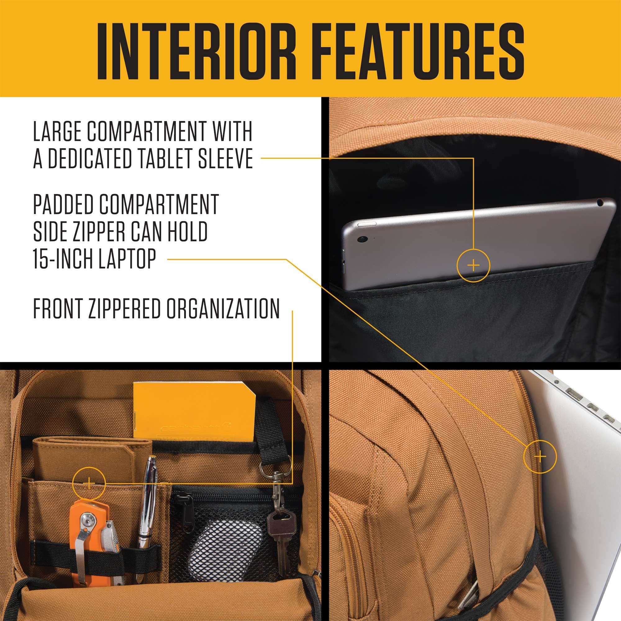 28l dual-compartment backpack