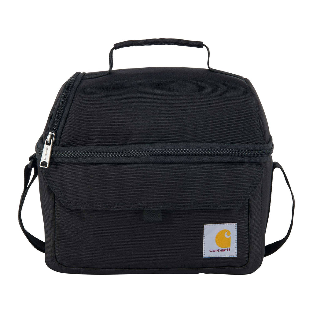 Insulated 12 can two compartment lunch cooler