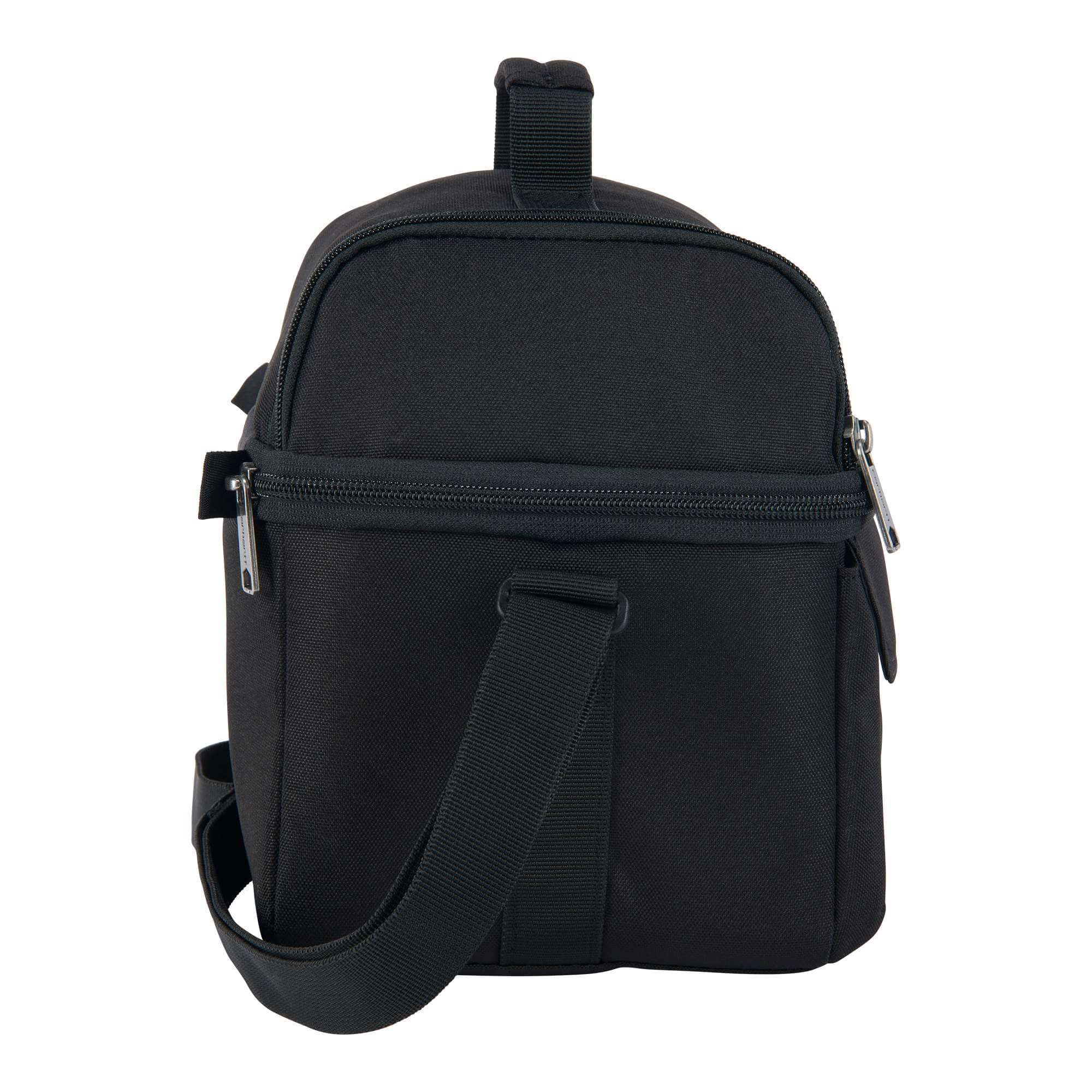 Insulated 12 can two compartment lunch cooler