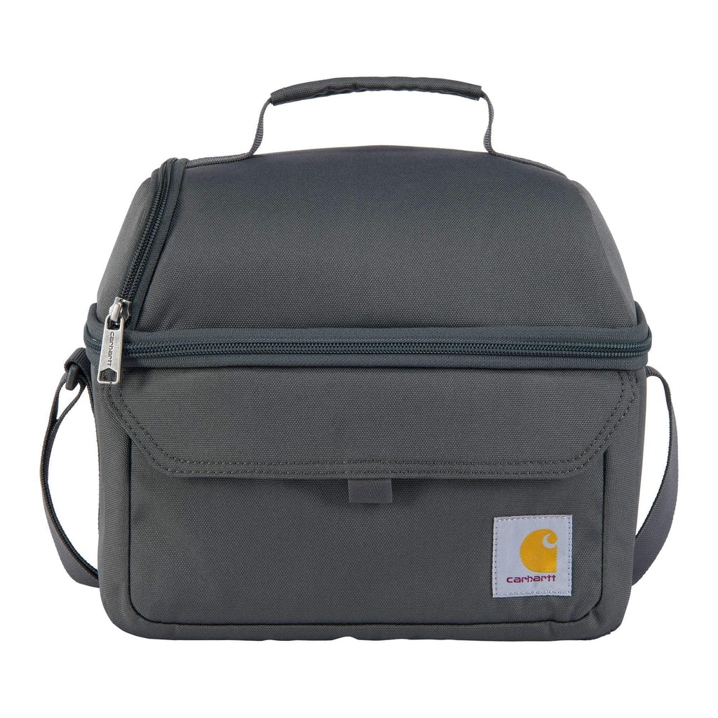 Insulated 12 can two compartment lunch cooler