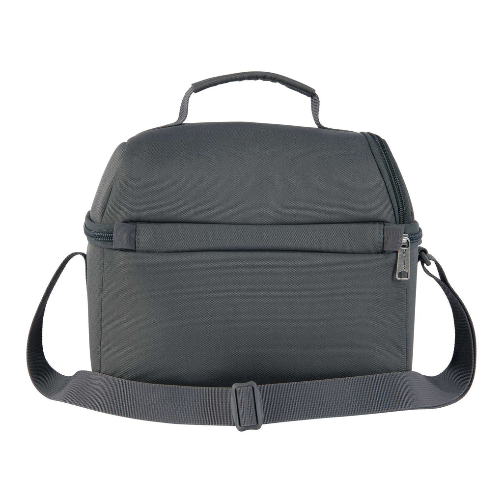 Insulated 12 can two compartment lunch cooler