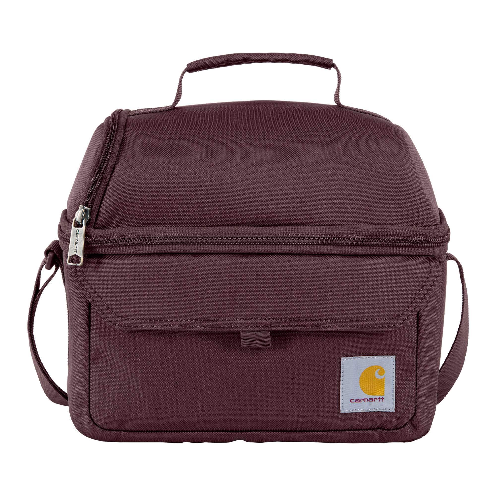Insulated 12 can two compartment lunch cooler