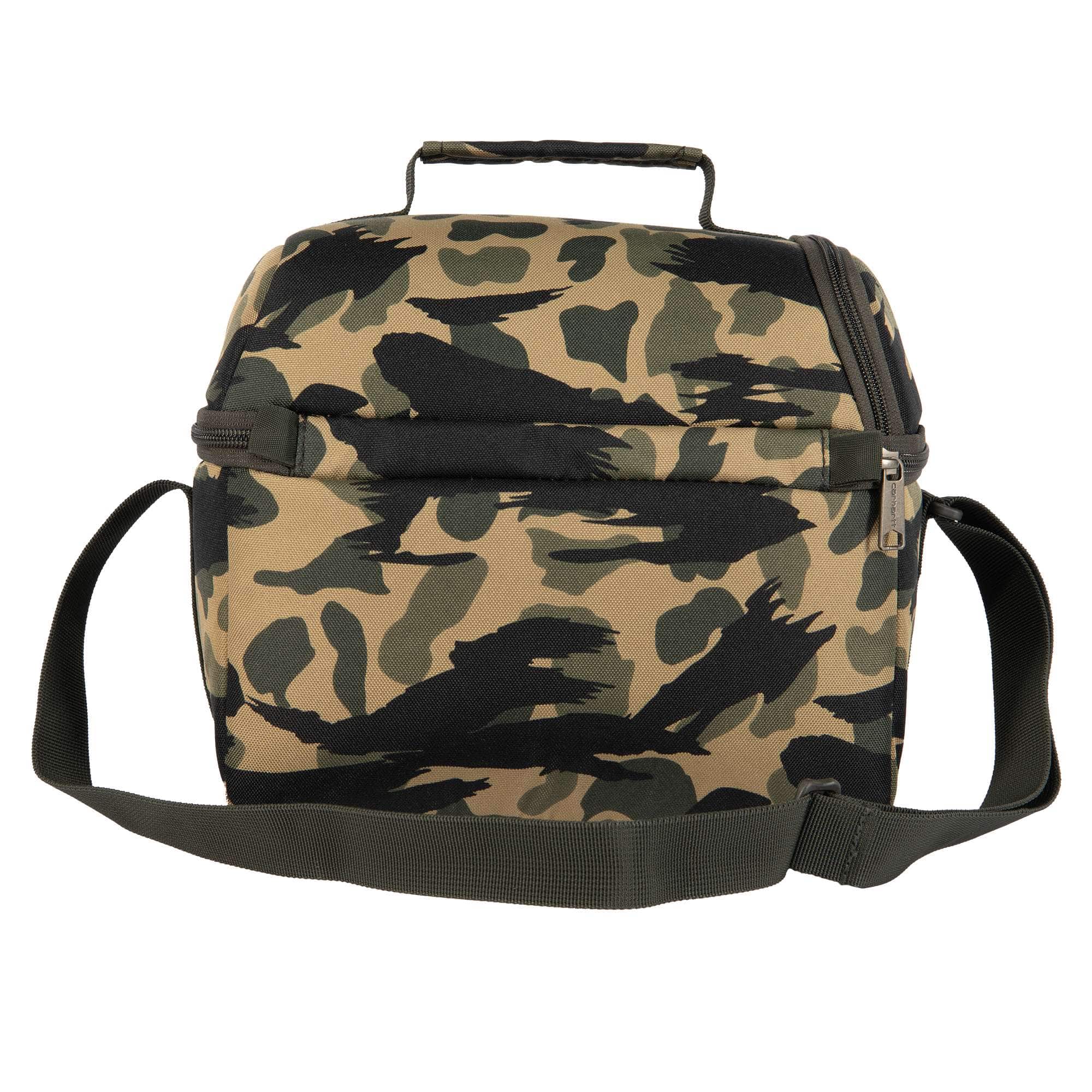 Insulated 12 can two compartment lunch cooler